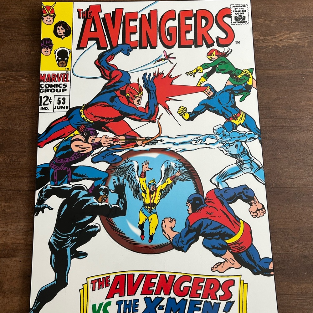 The Avengers vs. The X-Men Comic Book Poster
